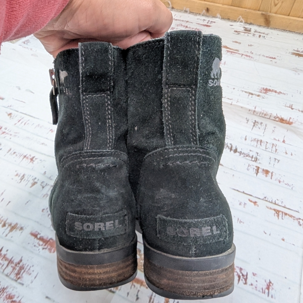 Sorel Leather And Suade Ankle Booties - Picture 3 of 6